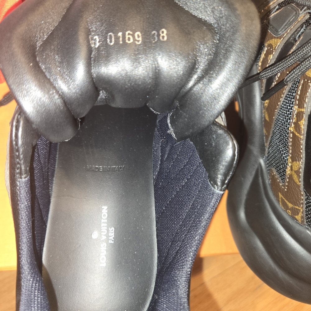 Louis Vuitton Black and Brown Athletic Shoes - Picture 5 of 7